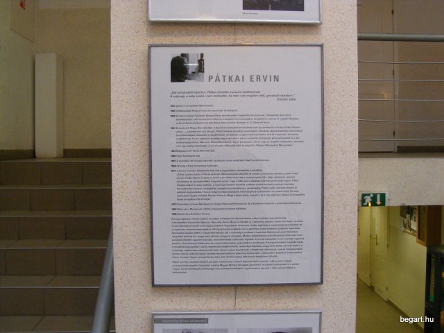 2010 Pátkai Ervin szobrászművészre emlékezünk