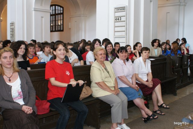 2009/2010 tanév utolsó áhitata