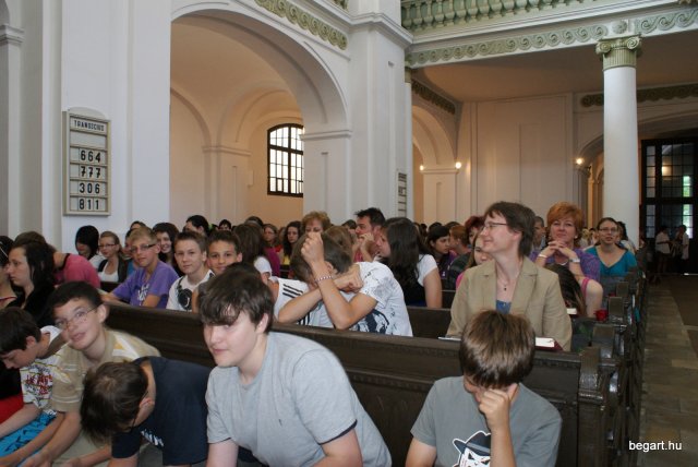 2009/2010 tanév utolsó áhitata
