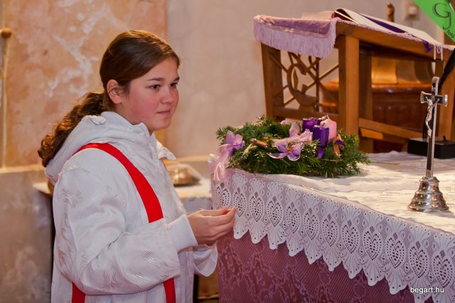 Mikulás ment Békésről Bélfenyérre