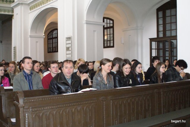 A végzősök utolsó áhitata