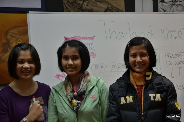 Thai vendégek a szakközépiskolában