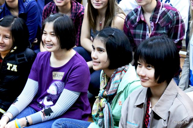Thai vendégek a szakközépiskolában