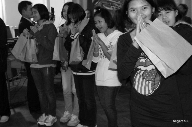 Thai vendégek a szakközépiskolában