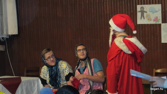 Mikulás a kollégiumban