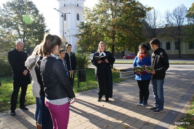 Reformációi istentisztelet és koszorúzás