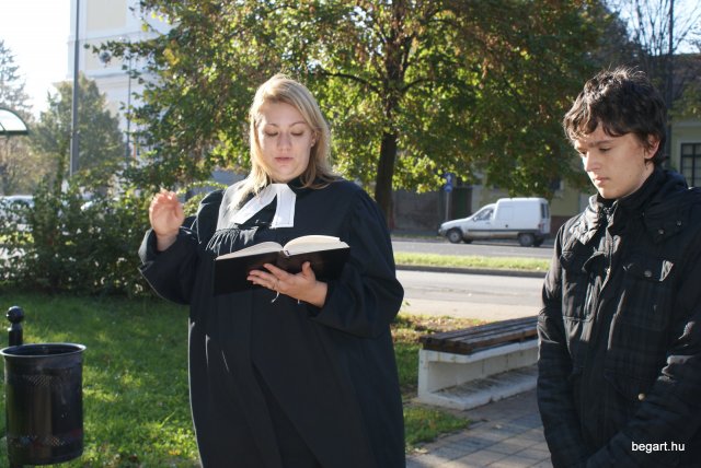 Reformációi istentisztelet és koszorúzás