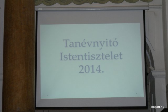Tanévnyitó