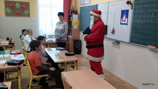 Nálunk is járt az "igazi" Mikulás! 