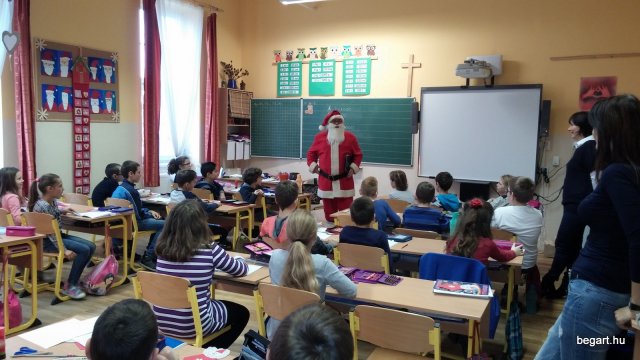 Nálunk is járt az "igazi" Mikulás! 