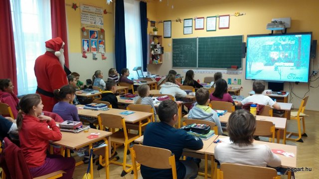 Nálunk is járt az "igazi" Mikulás! 