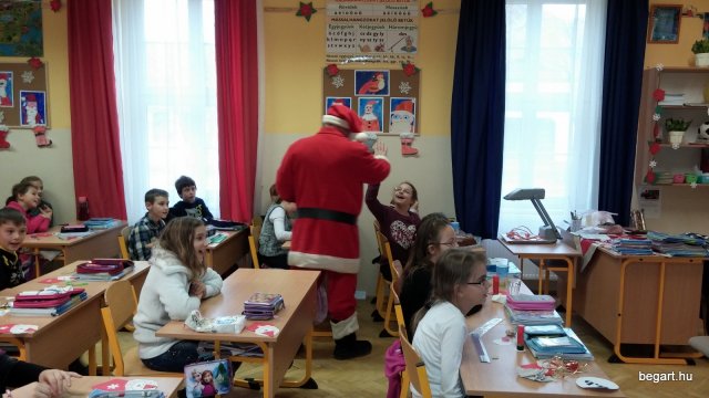 Nálunk is járt az "igazi" Mikulás! 