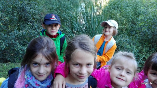 Erdei kiránduláson a 2.b osztály