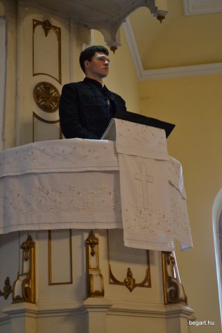 A végzős osztályok utolsó áhítata