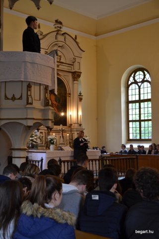 A végzős osztályok utolsó áhítata