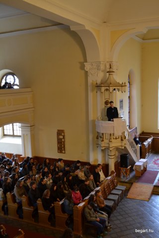 A végzős osztályok utolsó áhítata