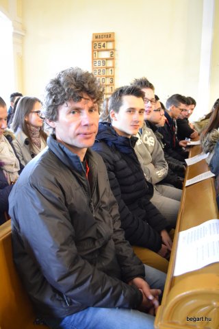 A végzős osztályok utolsó áhítata