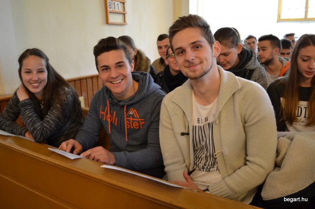 A végzős osztályok utolsó áhítata