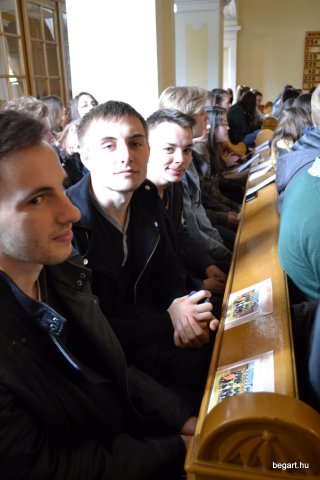 A végzős osztályok utolsó áhítata