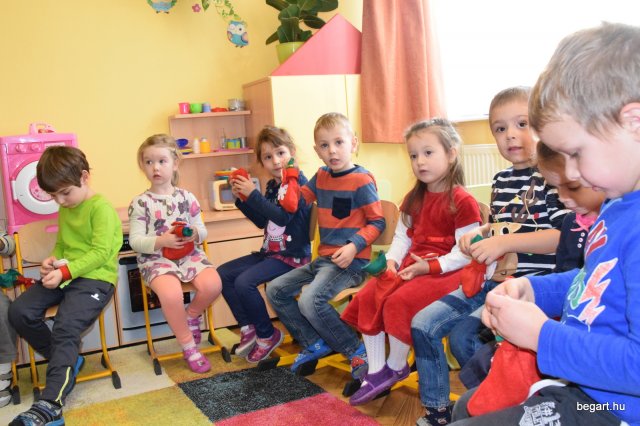 December az óvodában