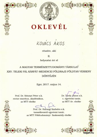 Teleki Pál Kárpát-medencei Földrajz-Földtan Verseny
