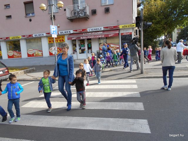 Városi díjkiosztó a közlekedésbiztonság gyermekszemmel