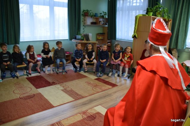 Mikulás az óvodában